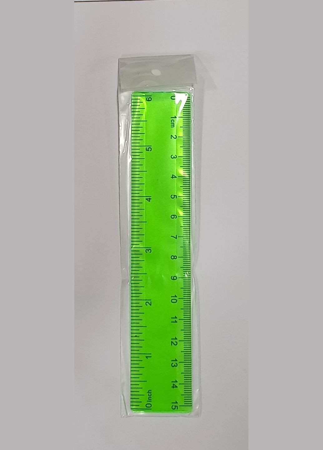 Лінійка 23875-3 15див. прозр. пластикова кольорова Салатовий J.Otten (325221548)