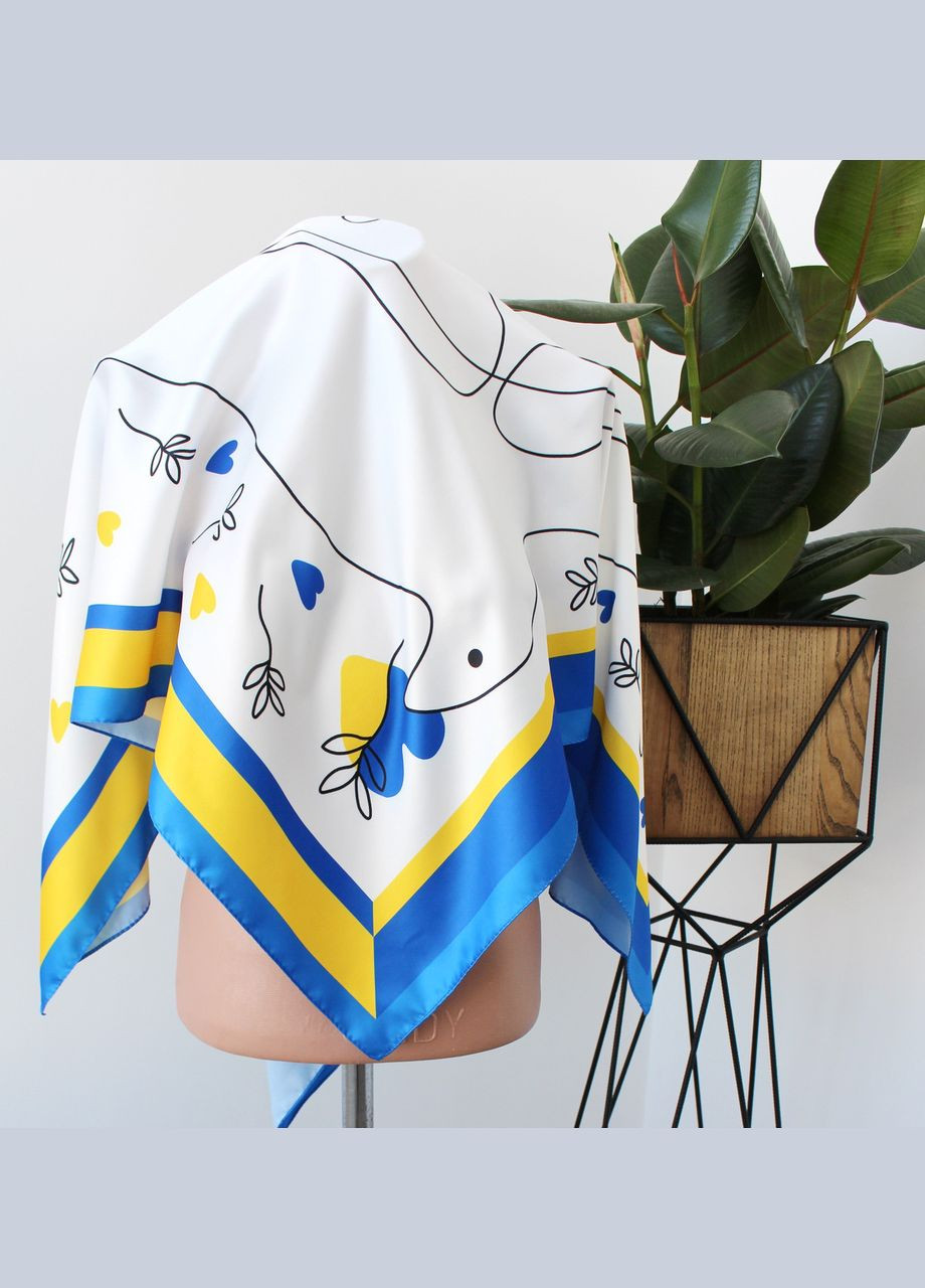 Хустка патріотична 95х95 "Голуб миру" 218035 Husta (322502189)