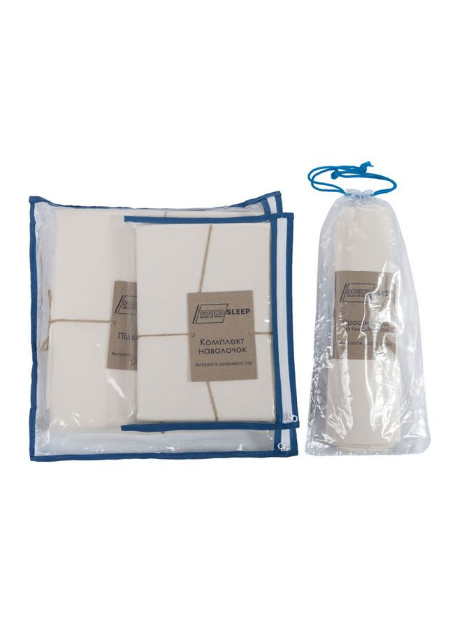 Комплект наволочек ранфорс 70х70 см 2 шт кремовый (91577075) SoundSleep (307088865)