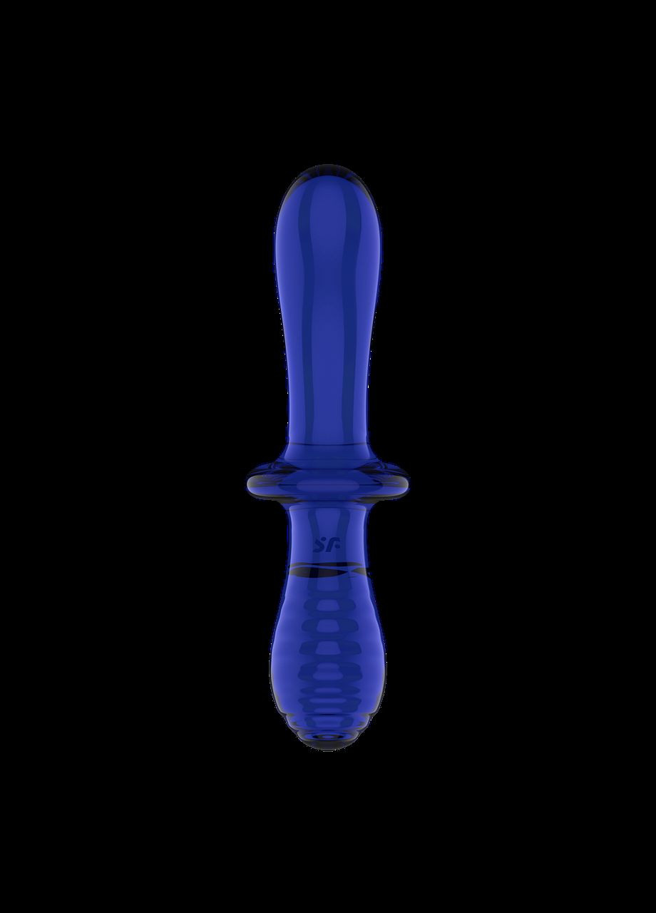Фаллоимиатор Double Crystal Light Blue INTERSHOP Satisfyer (341303446)