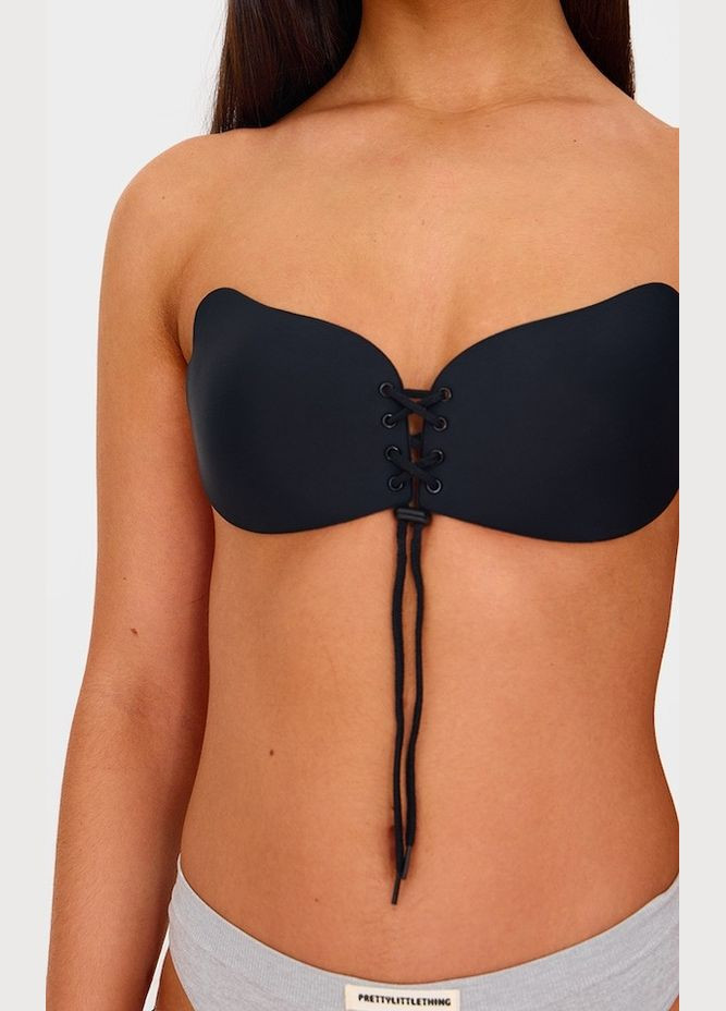 Чорний бюстгальтер самоклеючий PrettyLittleThing