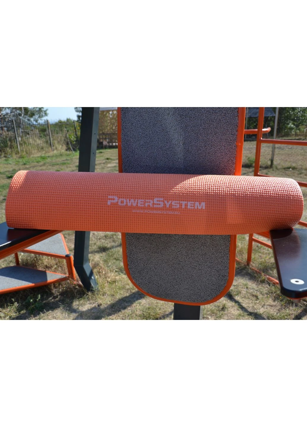 Килимок для йоги та фітнесу PS-4014 PVC Fitness-Yoga Mat Orange (173x61x0.6) Power System (362914844)