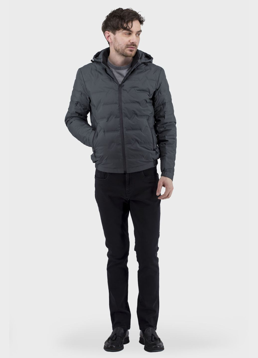 Оливковая (хаки) демисезонная мужская куртка (, ), 41212 City Class