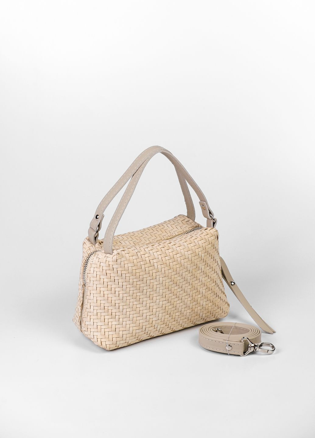 Сумка плетена шкіра бежева крос-боді 1669 4141-5714 ARTiS Bags Сумка (328083004)