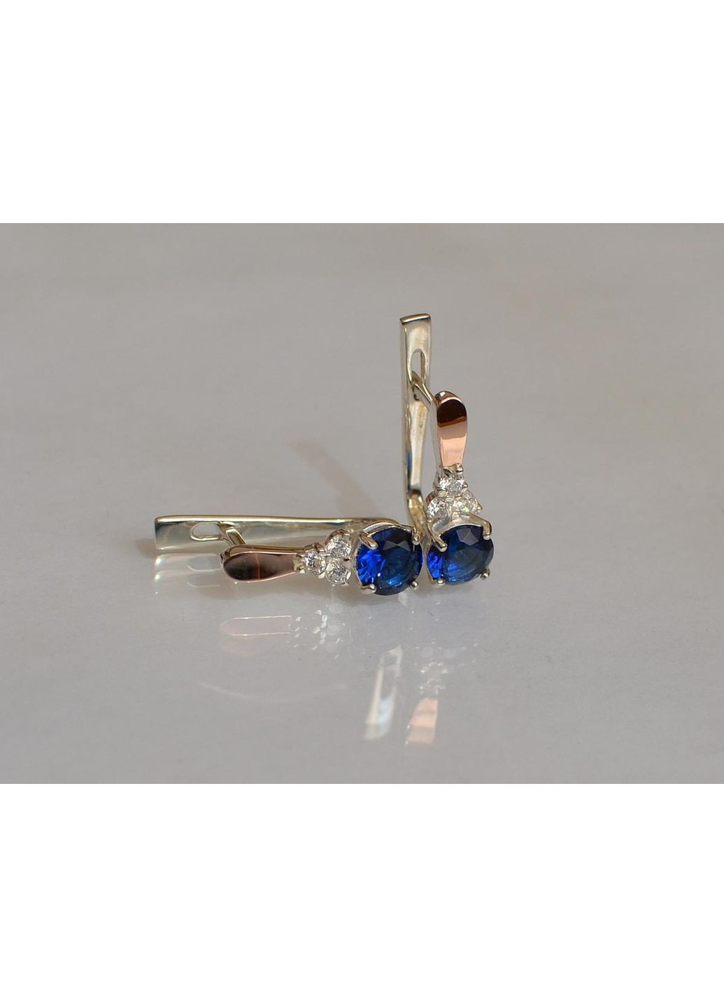 Срібні сережки з золотом Silver Style (367112308)