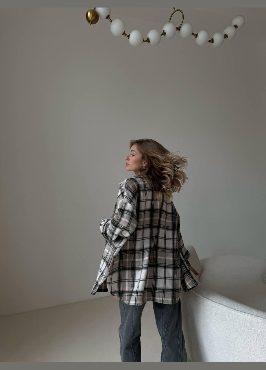 Сорочка жіноча - кашемірова в клітинку JUGO Simple № 319 (316582223)