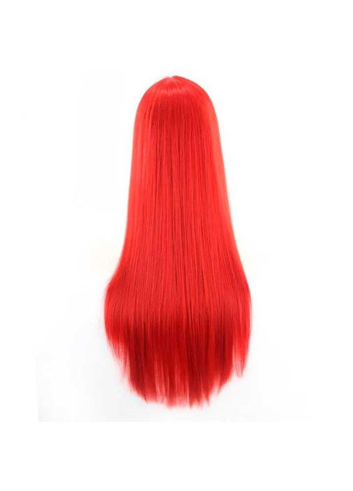 Парик равный аниме длиной 70 см без челки "Ариэль". Женский яркий парик без челки China (360604080)