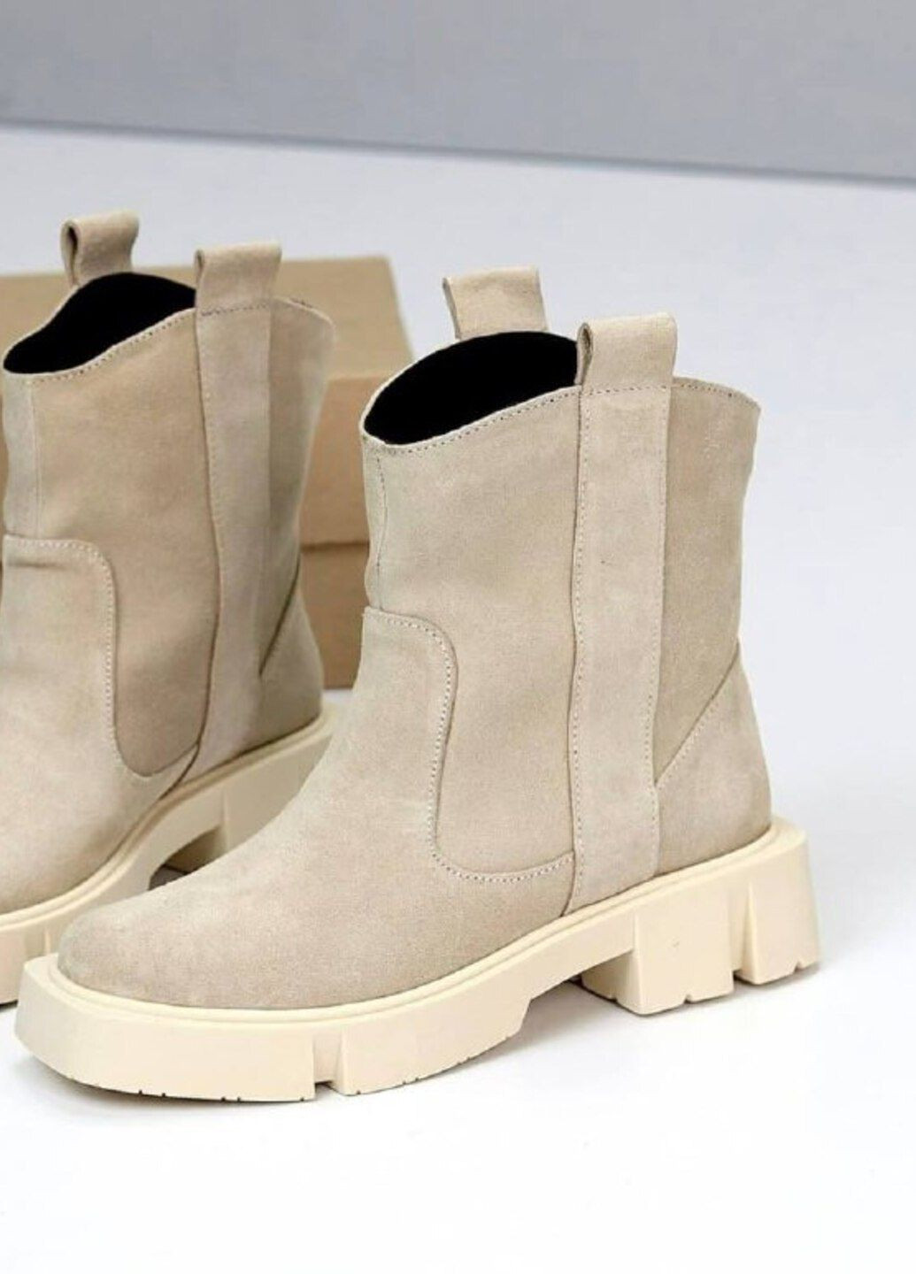 Осенние ботинки женские замшевые G-Aira без декора из натуральной замши