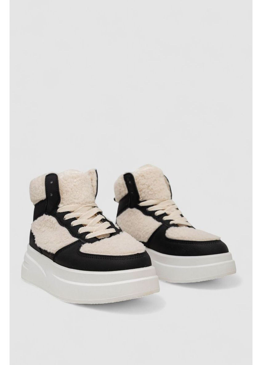 Кросівки жіночі зимові на хутрі хайтопи,, 248RLM20-5 Stilli чорні всесезони (365960681)