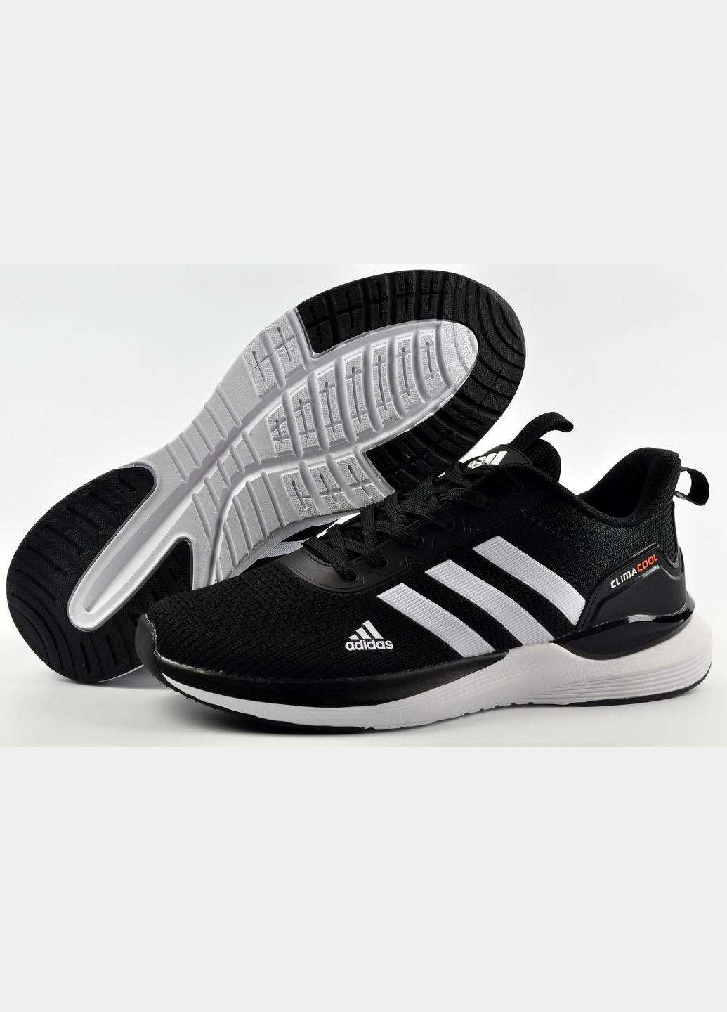 Чорно-білі Літні кросівки повсякденні adidas climacool No Brand