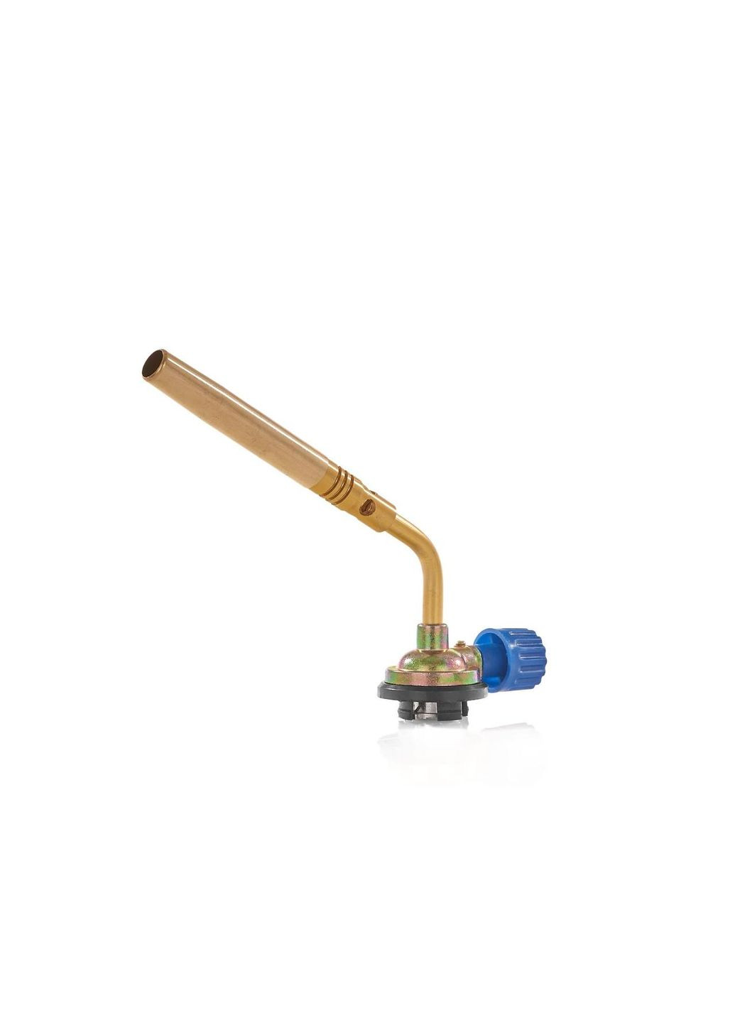 Газовая горелка на цанговом картидже 220г с латунной насадкой. Geko (323226639)