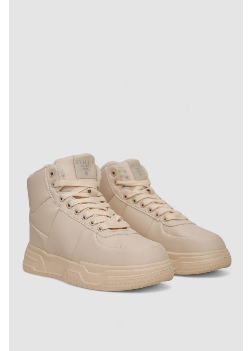 Кросівки жіночі зимові на хутрі Sport Line бежеві зими (367179827)