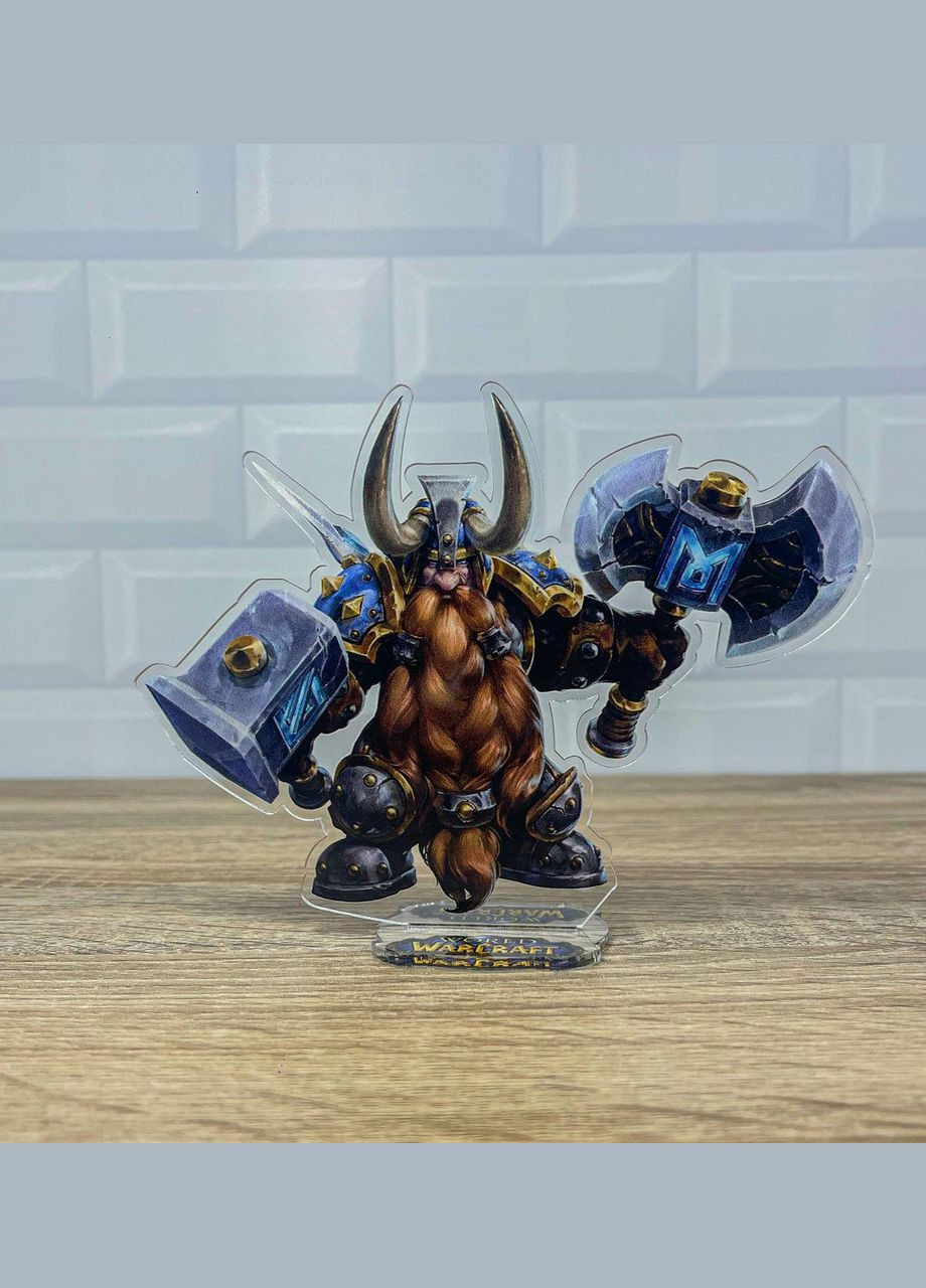 Акрилова колекційна фігурка World of Warcraft Дворф 15 см No Brand (339618425)
