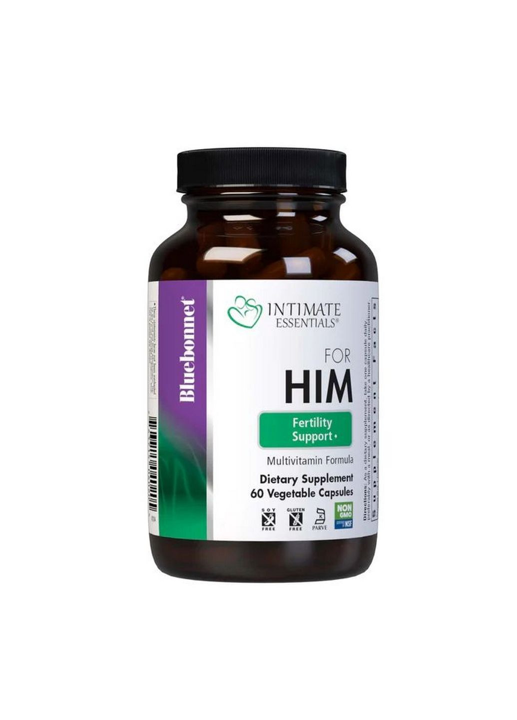 Вітаміни та мінерали Intimate Essentials For Him Fertility Support Multivitamins, 60 вегакапсул Bluebonnet Nutrition (293339122)