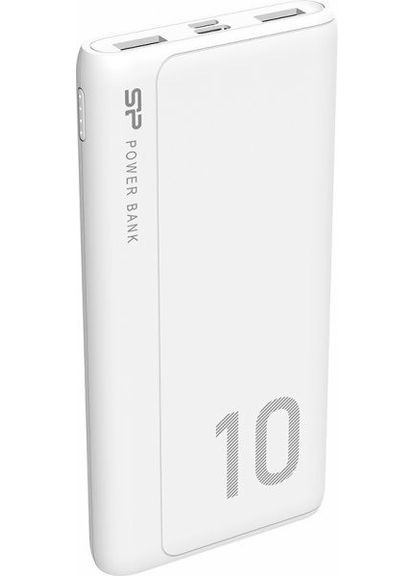 Портативная батарея повербанк powerbank GP15 18W 10000mAh / 2 x USB / 1 x TypeC - White Silicon Power (261256059)
