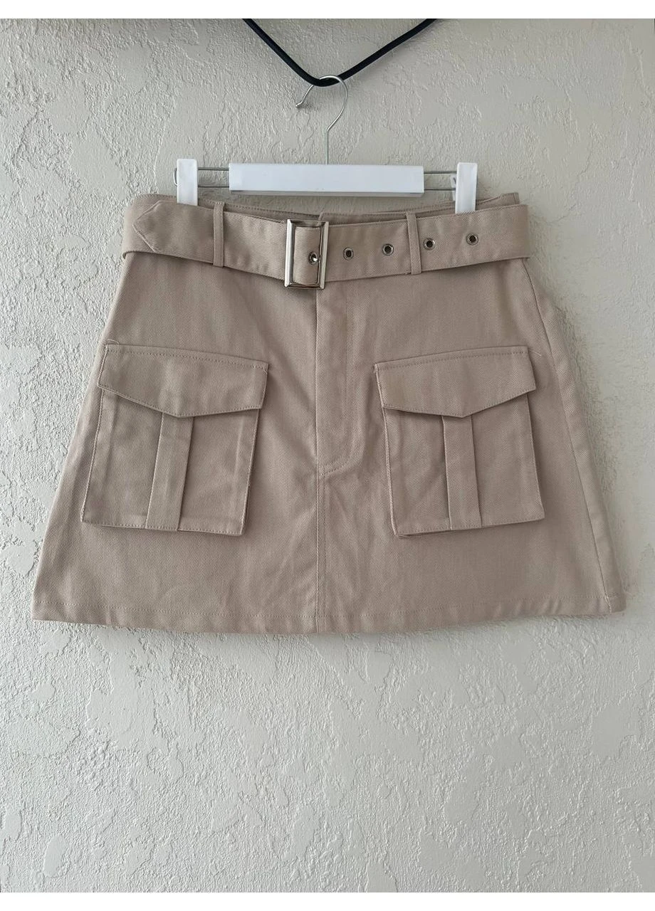 Бежевая юбка SHEIN