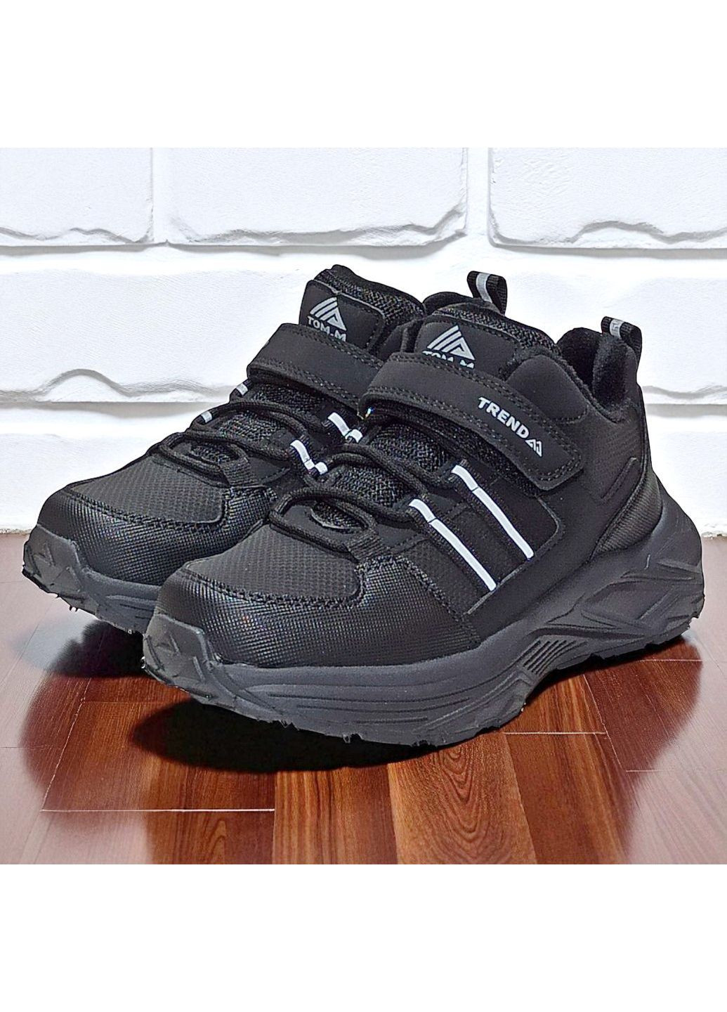 Ортопедичні утеплені хайтопи демісезонні підліткові кросівки на липучці для хлопчика підлітка Tom.M (362145951)