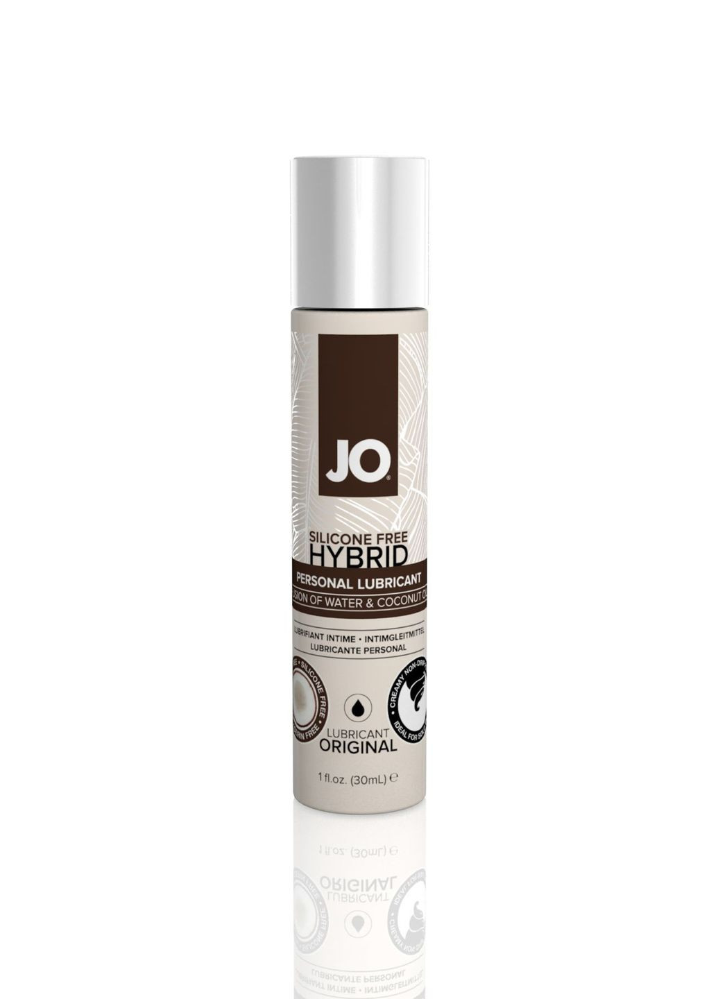 Крем-смазка с кокосовым маслом Silicone Free Hybrid ORIGINAL (30 мл) белая System JO (297572729)