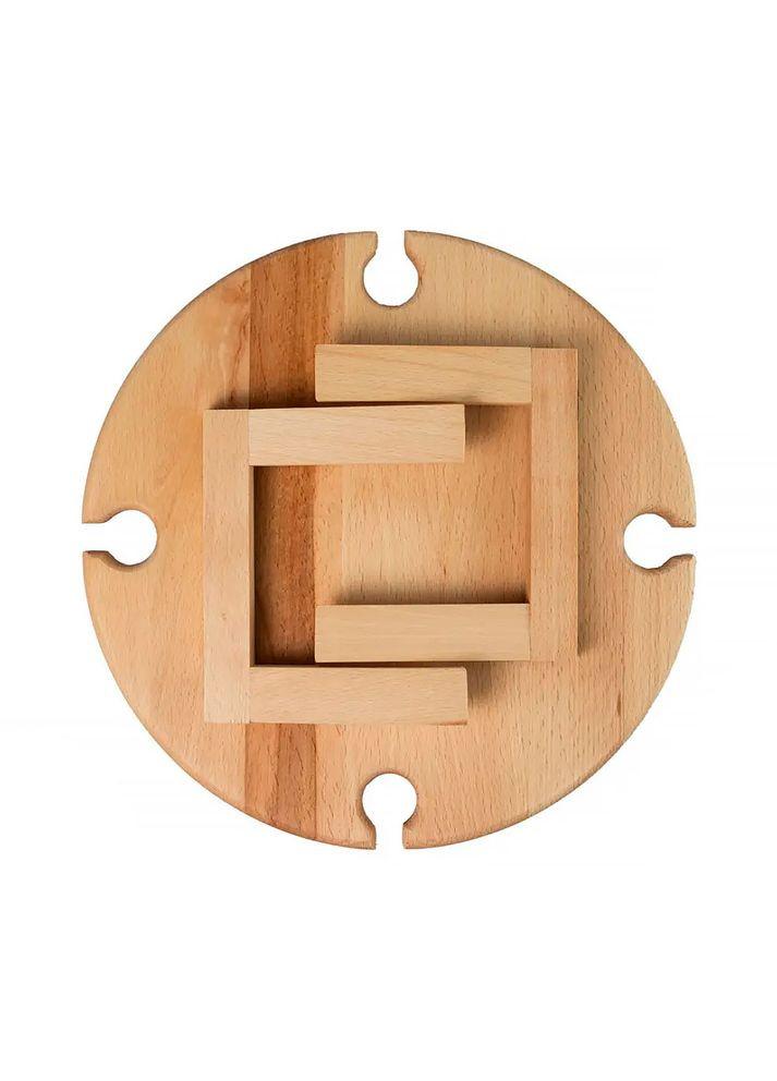 Менажница, дуб, винный столик круглый Wood Менажница 35x17 см, дуб, винный столик круглый дерево (305297089)