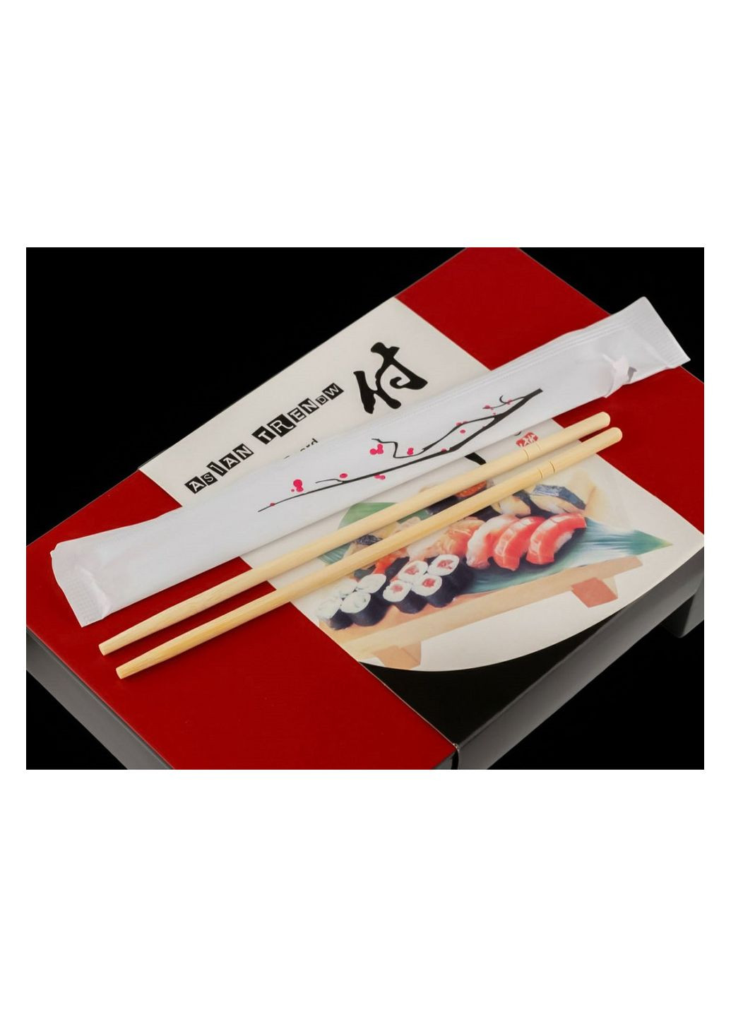 Палички китайські бамбукові в індивідуальній упаковці 100шт Let's Shop (315876369)