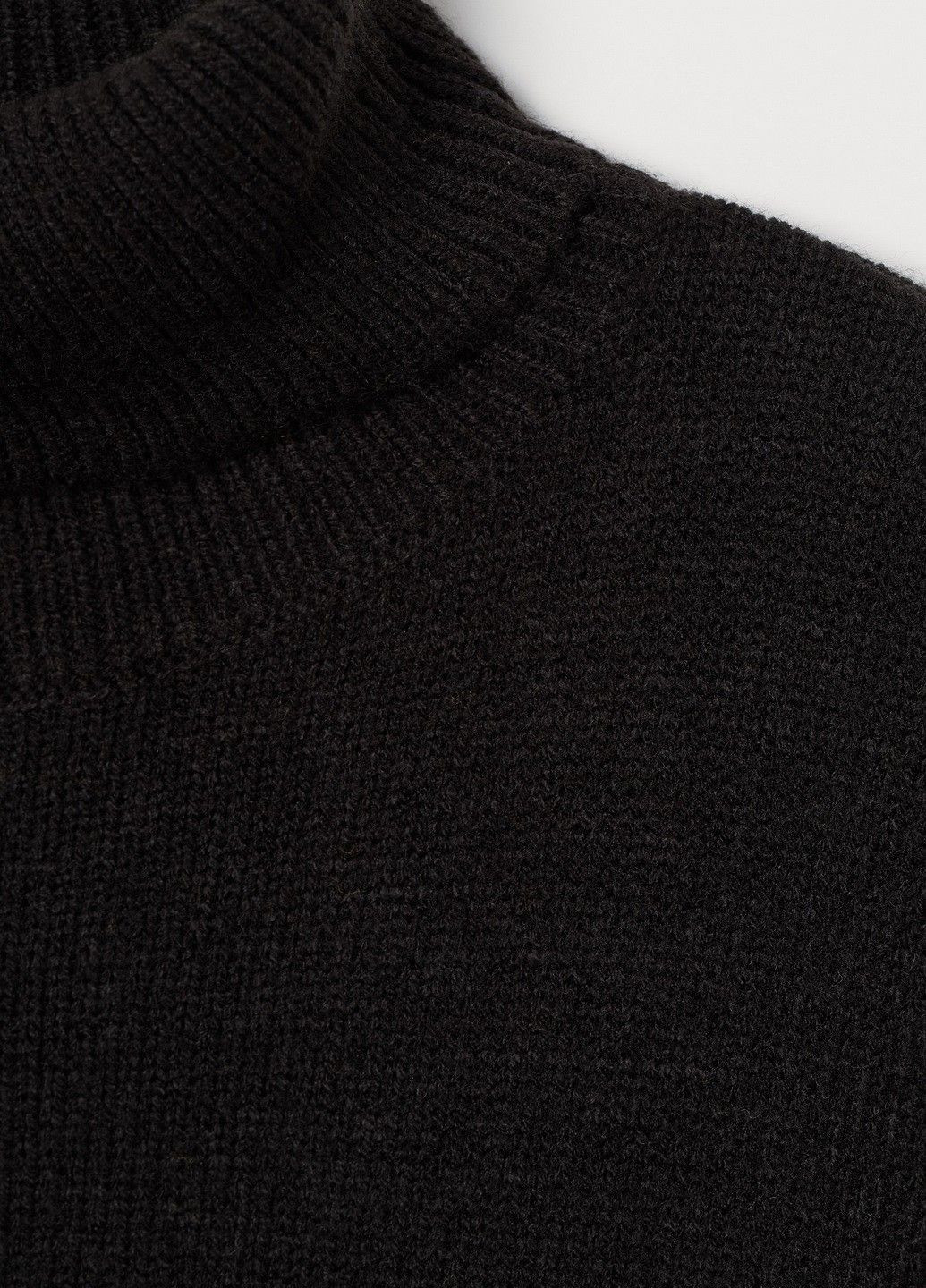 Черный демисезонный свитер оверсайз H&M