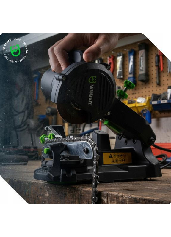 Верстат для заточування ланцюгів 85W 5800об/хв Wuber (366970102)