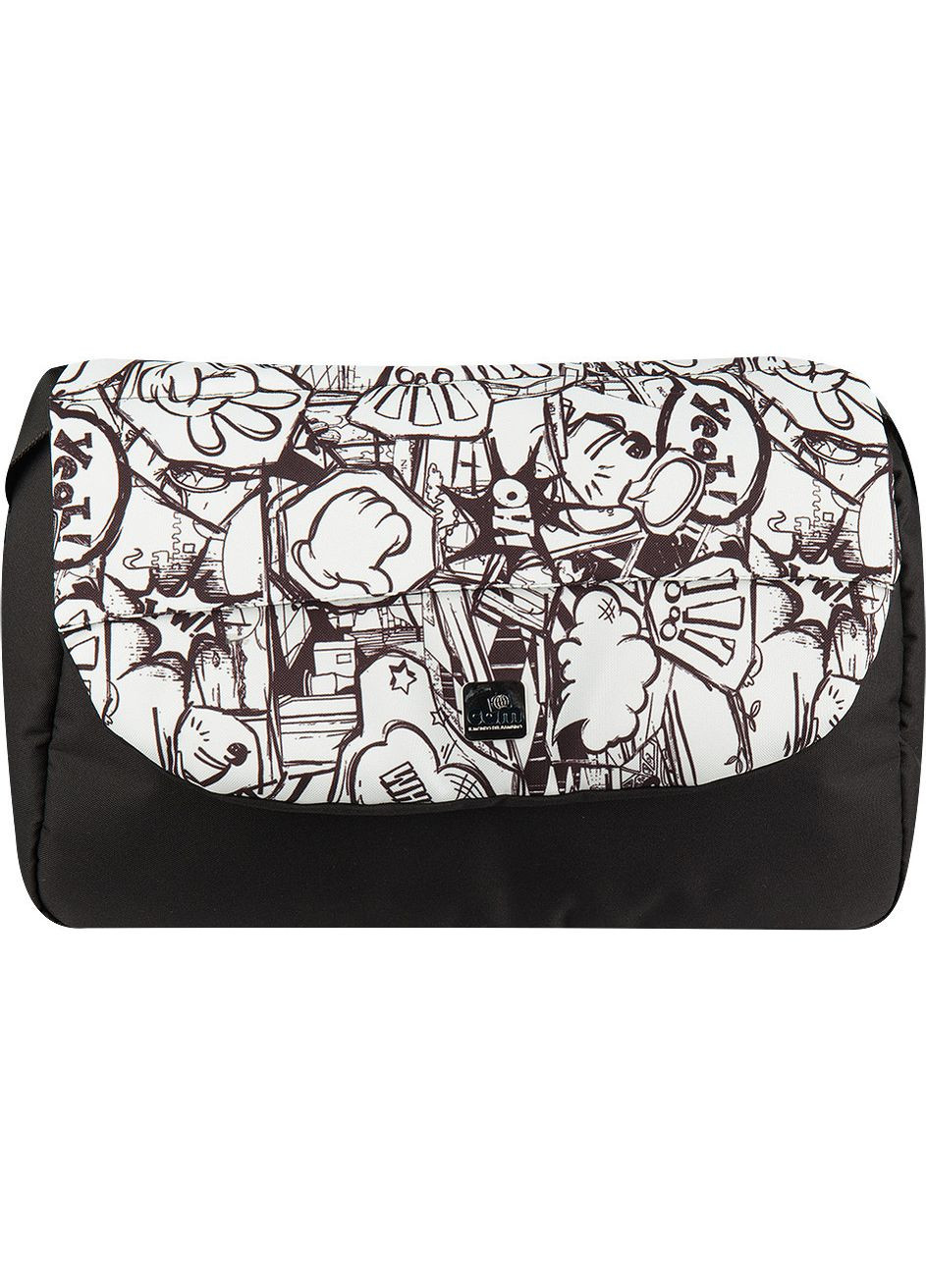 Коляска 3 в 1 DINAMICO UP SMART, черная рама, цвет чернобелое граффити (897T/V90/990/782K) CAM (307836155)