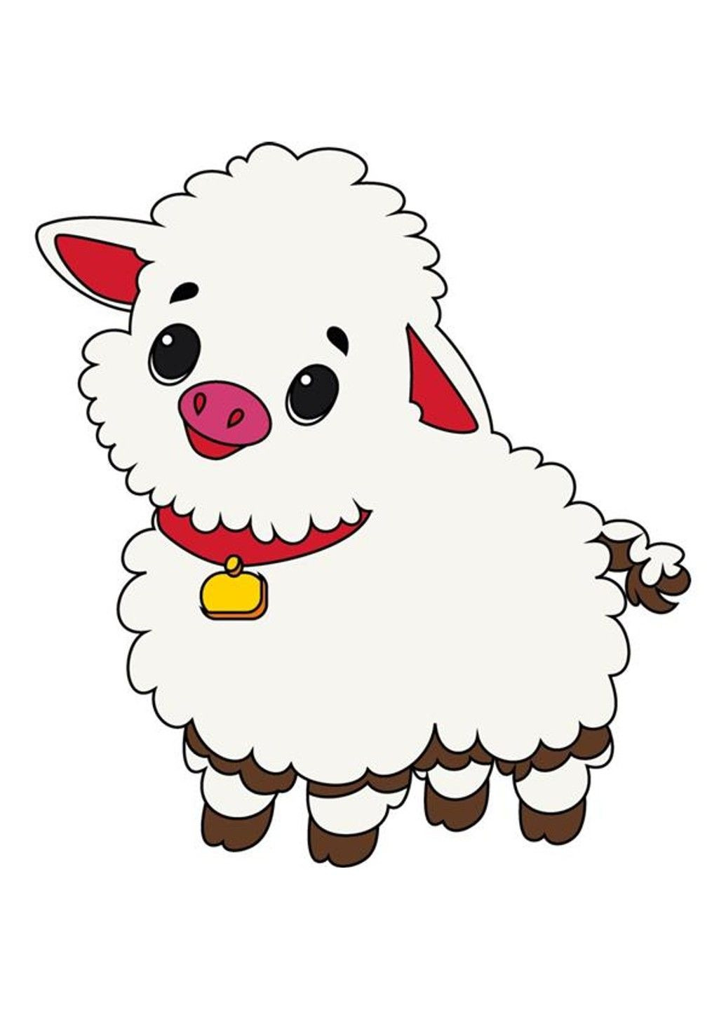 Дитяча розмальовка Ягня 25х30 см (15109-AC) Artcraft (335055172)