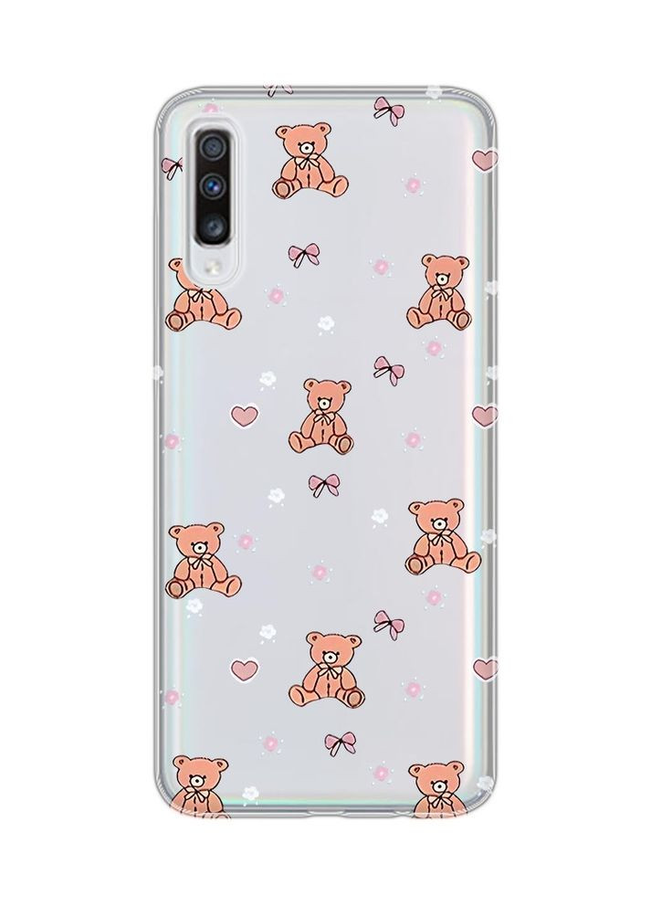 Прозорий чохол на Samsung Galaxy A70 (2019)/A705 Медвежата (принт 418) Creative (361113190)