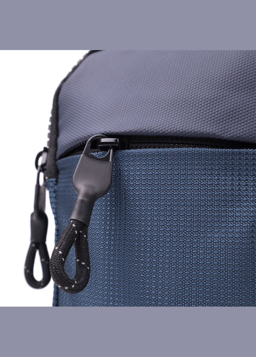 Чоловіча слінг сумка для подорожей з якісного текстилю 22870 Синій Vintage (316087189)