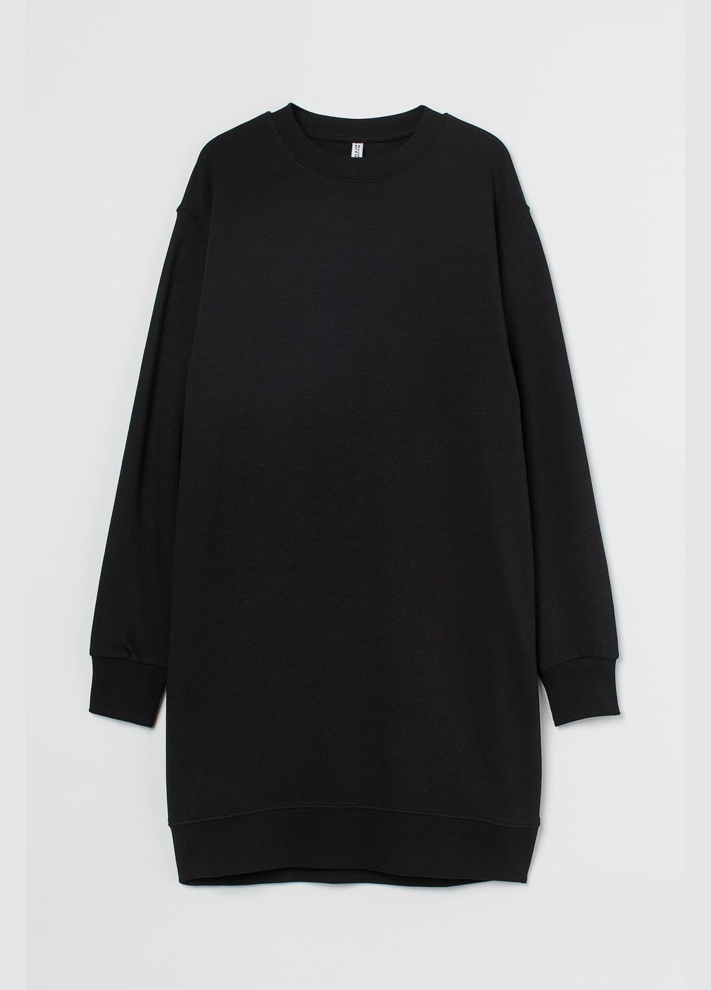 Черное повседневный платье H&M однотонное