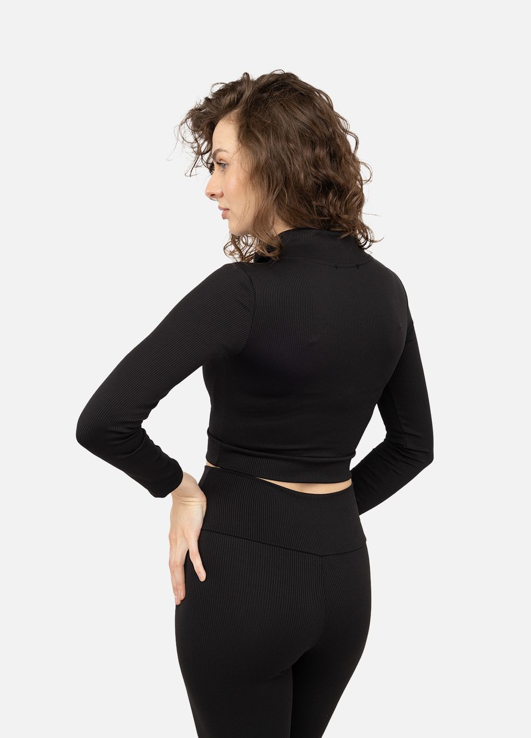 Жіноча футболка з довгим рукавом колір чорний ЦБ-00246596 PRENSES (285104010)