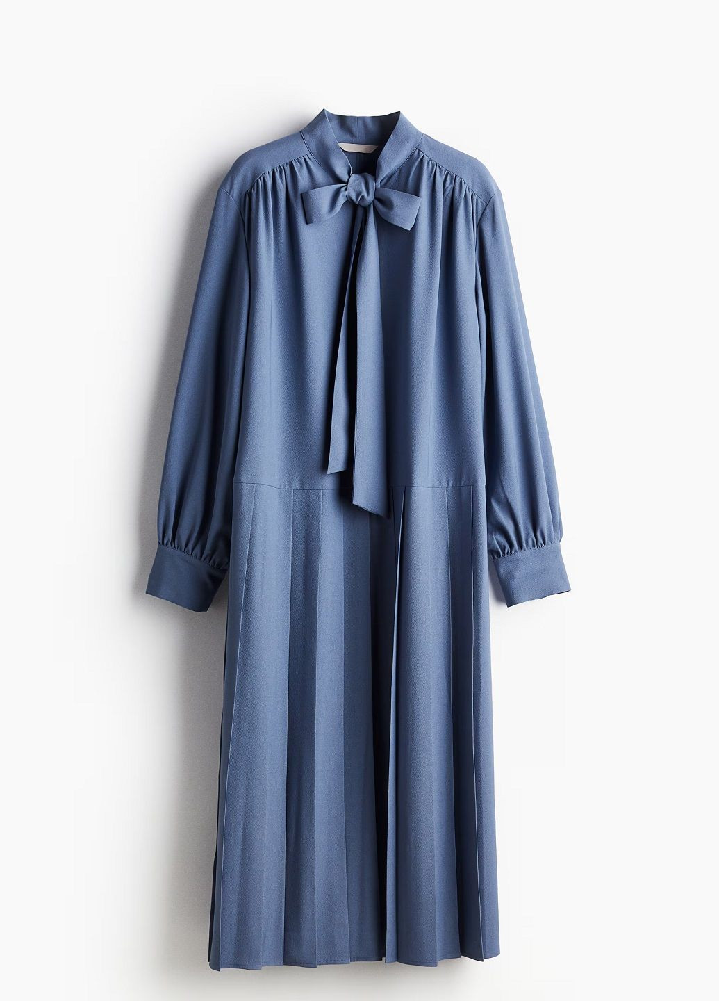 Блакитна сукня H&M однотонна