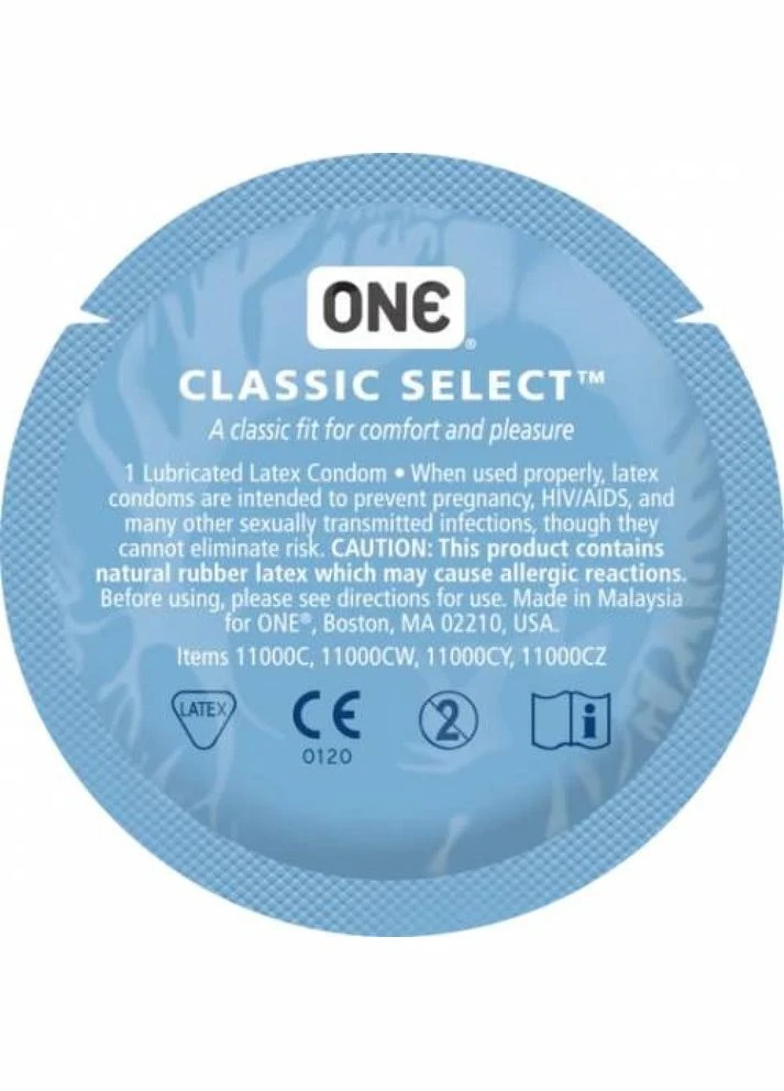 Презерватив класичний Classic Select латексний (ціна за 1 шт.) One (341306080)