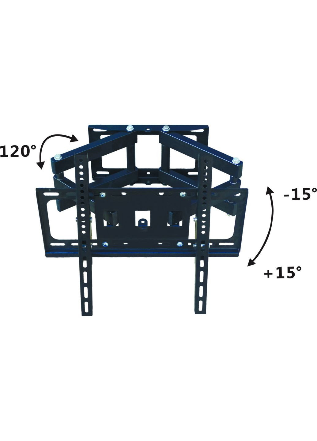 Настенный кронштейн для телевизора для 26"-65" диагонали поворотный ±15° 40.5х40х45см M-55 Black No Brand (350349299)