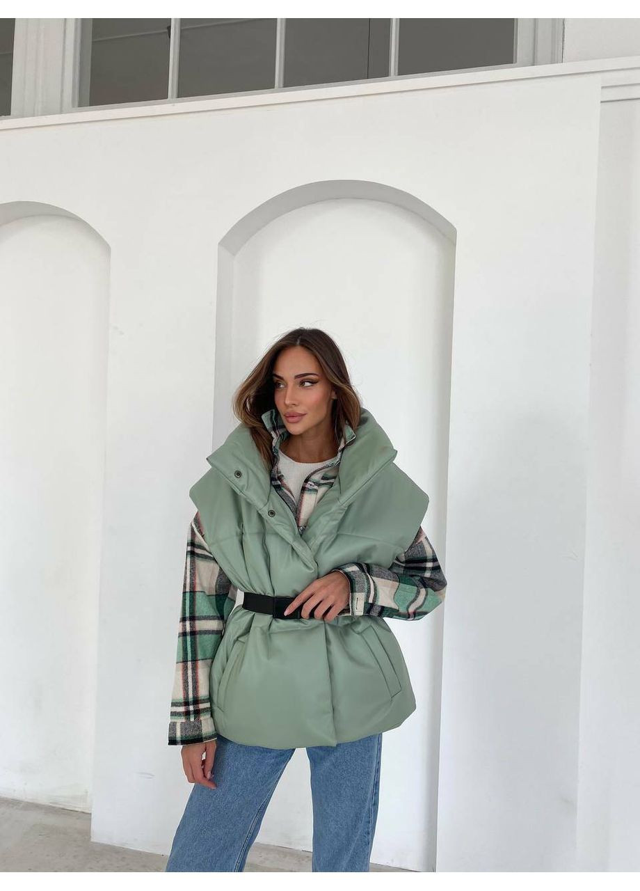 Жилет Desing оливкового цвета milirud (366291433)