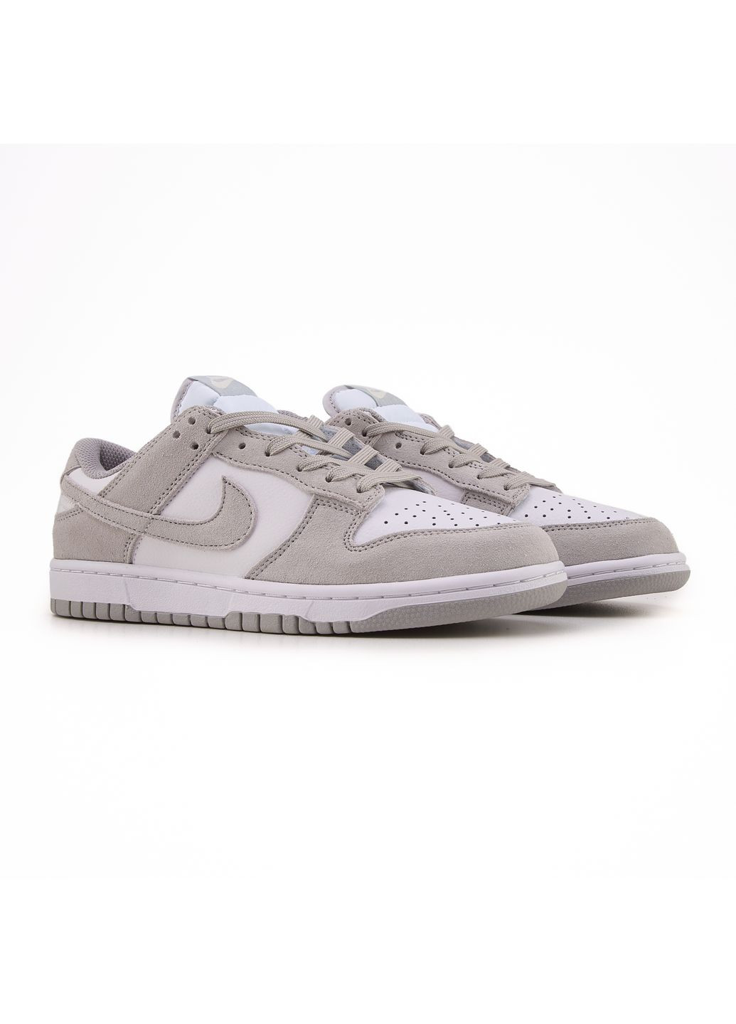 Сірі Осінні кросівки чоловічі nike sb dunk low grey white найк сб данк No Brand