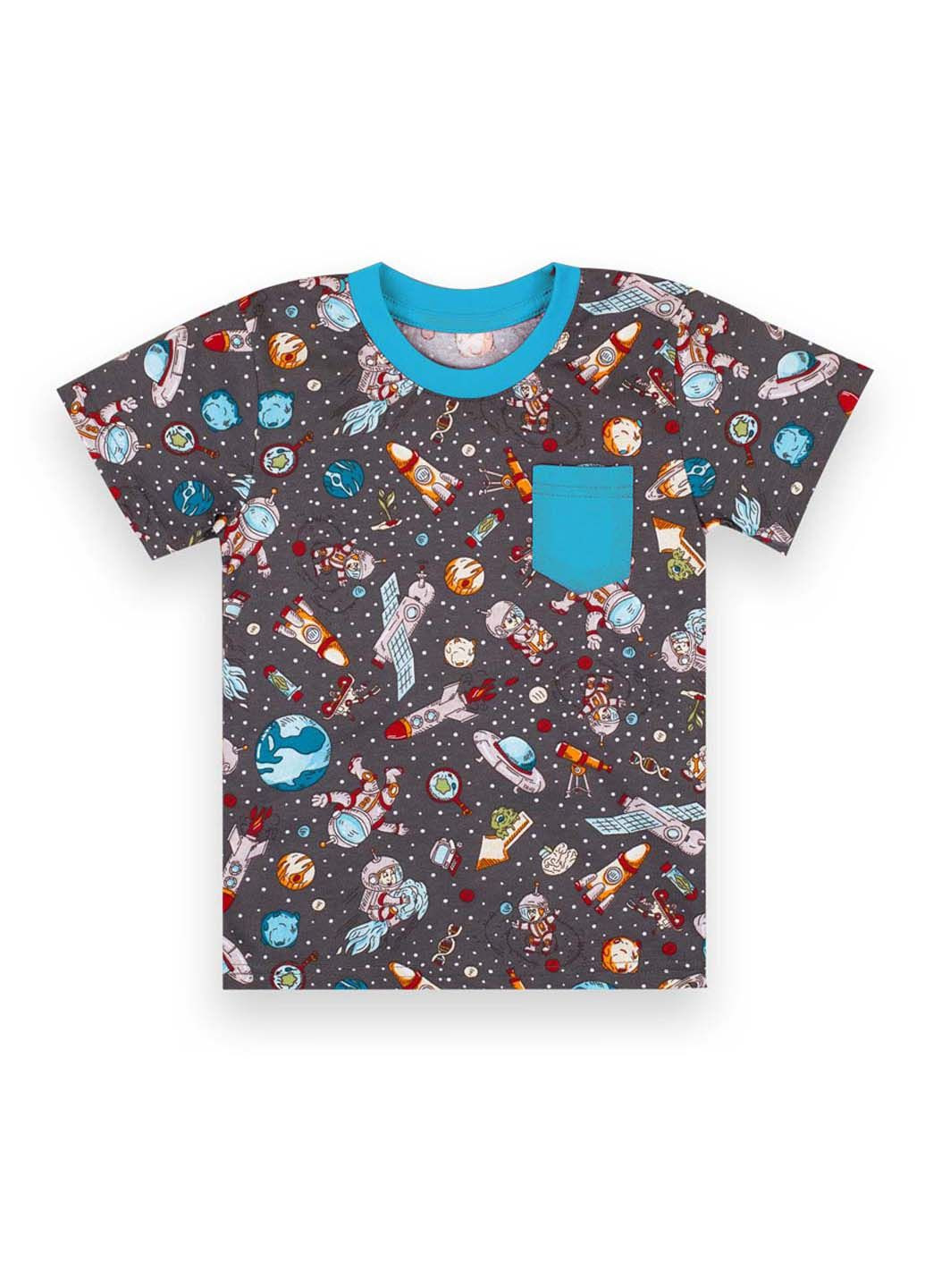 Блакитна футболка GABBI