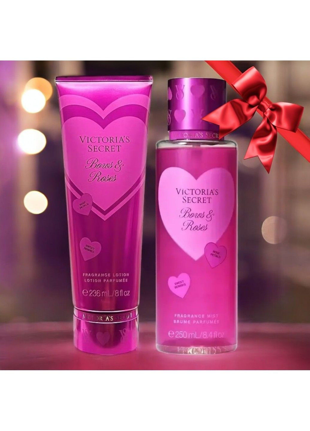 Набор Bows & Roses Fragrance Mist + Lotion Victoria's Secret (328267435)