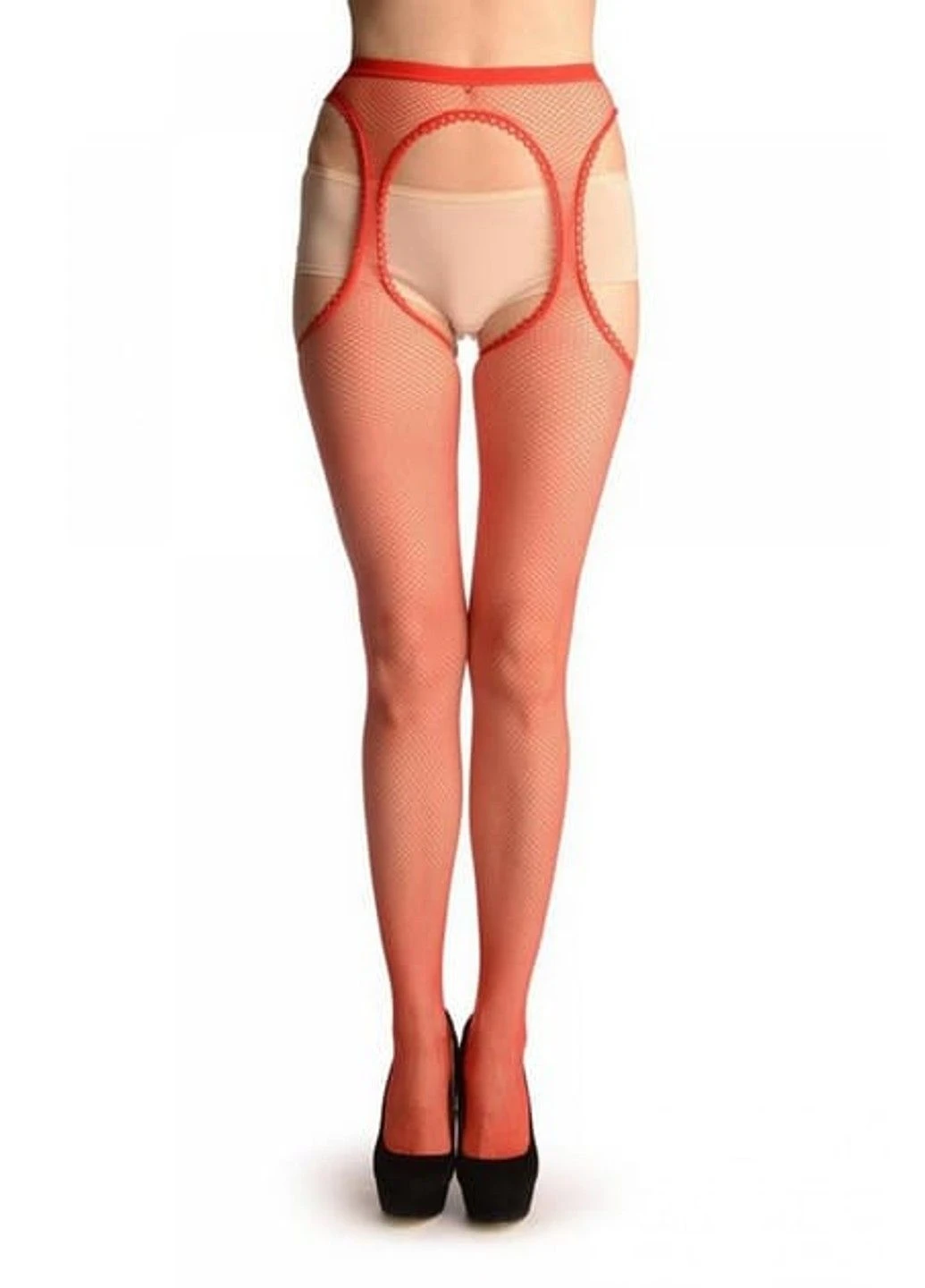 Сетчастые чулки с поясом Gabriella Strip Panty 151 Obsessive (311509501)