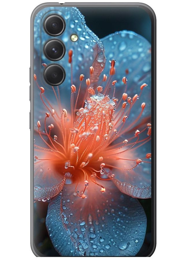 Силиконовый чехол 'Роса на цветке' для Endorphone Samsung Galaxy A54 A546E (285108622)