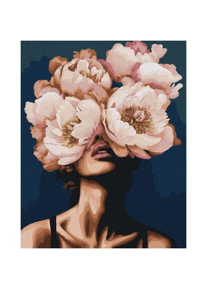 Картина по номерах "Загадка півоній" 40x50 см Ідейка (361413539)
