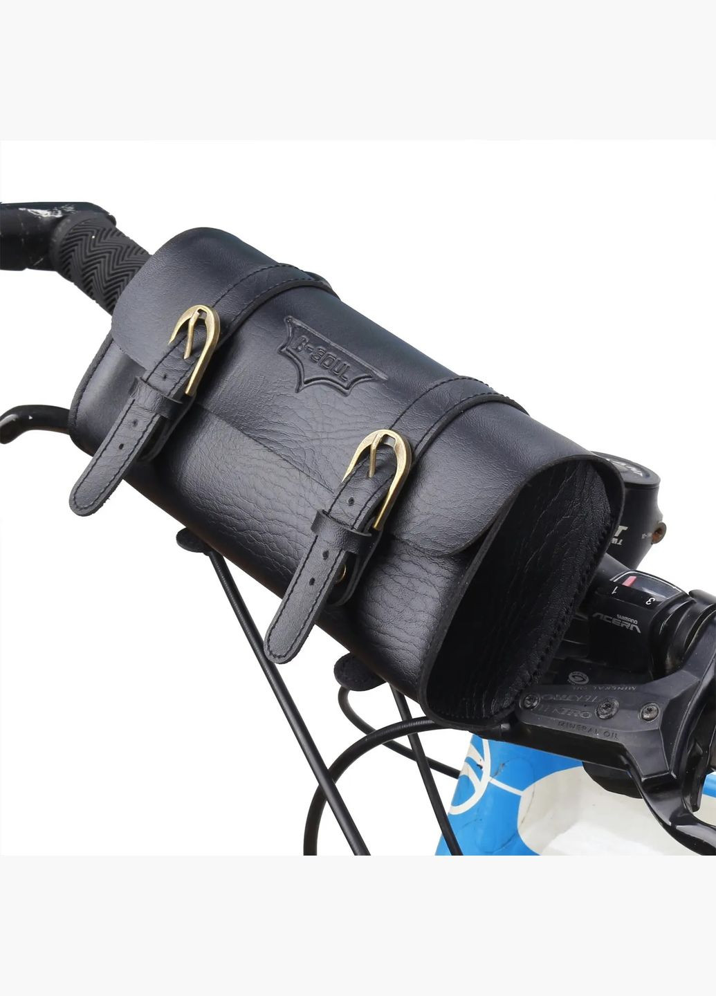 Велосумка на руль Retro черная (FGB-black) B-Soul (303106382)