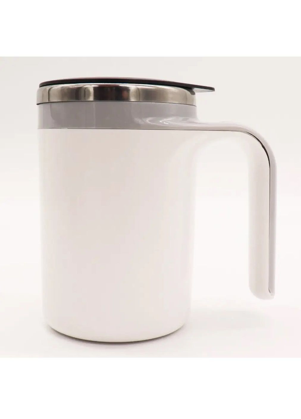 Автоматическая чашка кружка мешалка с крышкой от батареек для перемешивания чая кофе напитков 380 мл 13.5х9 см (480791-Prob) Unbranded (342616791)