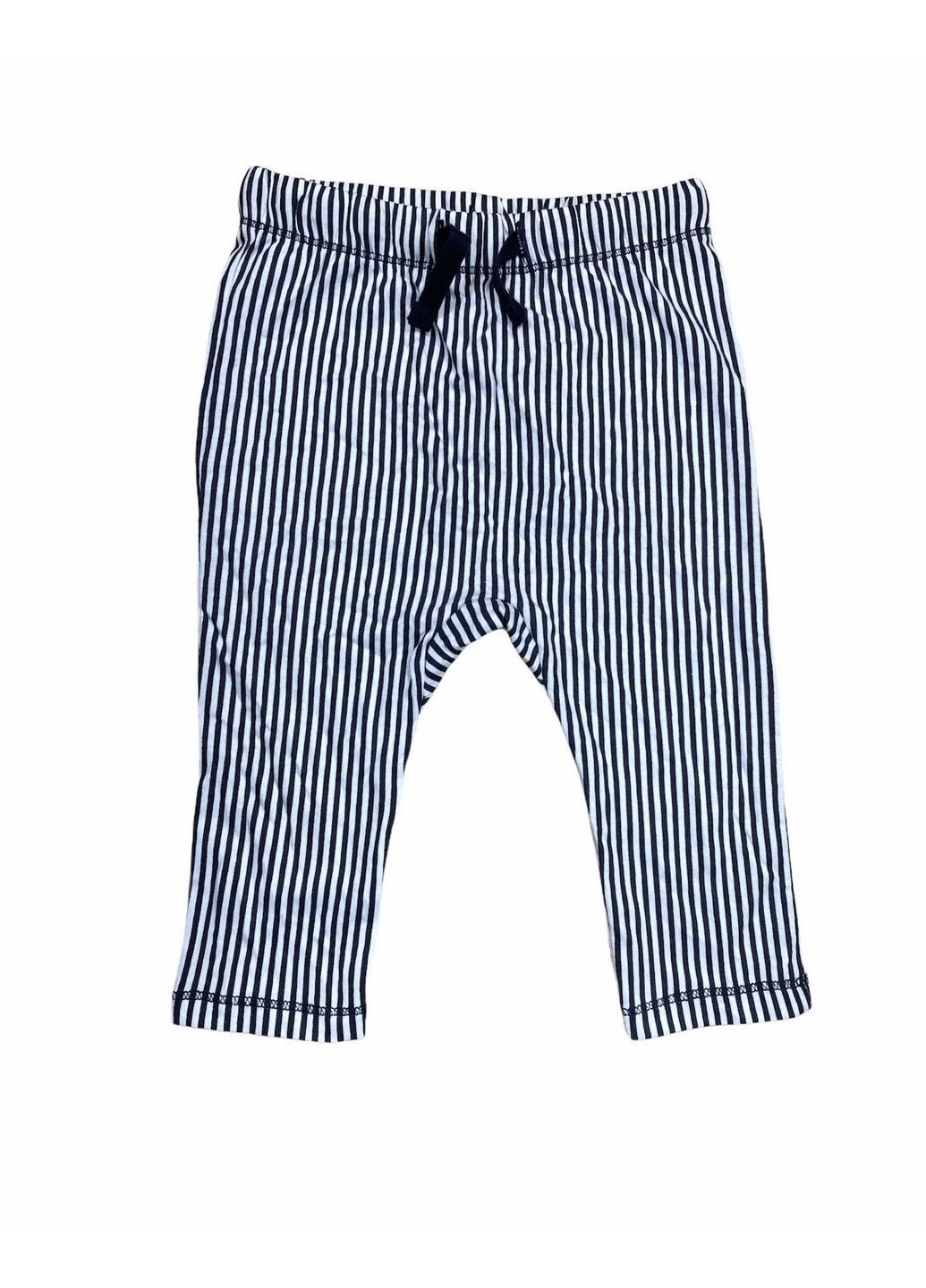 Черно-белые домашние летние брюки H&M