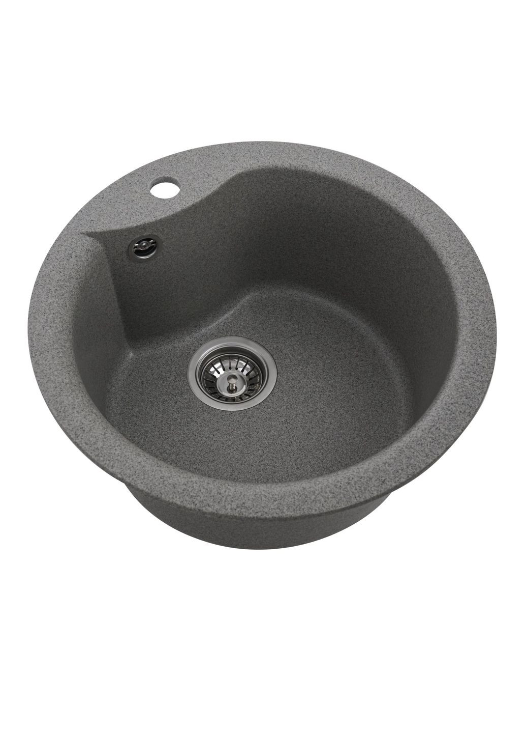 Гранитная мойка для кухни TURAS 480 серая Valeso (358059244)