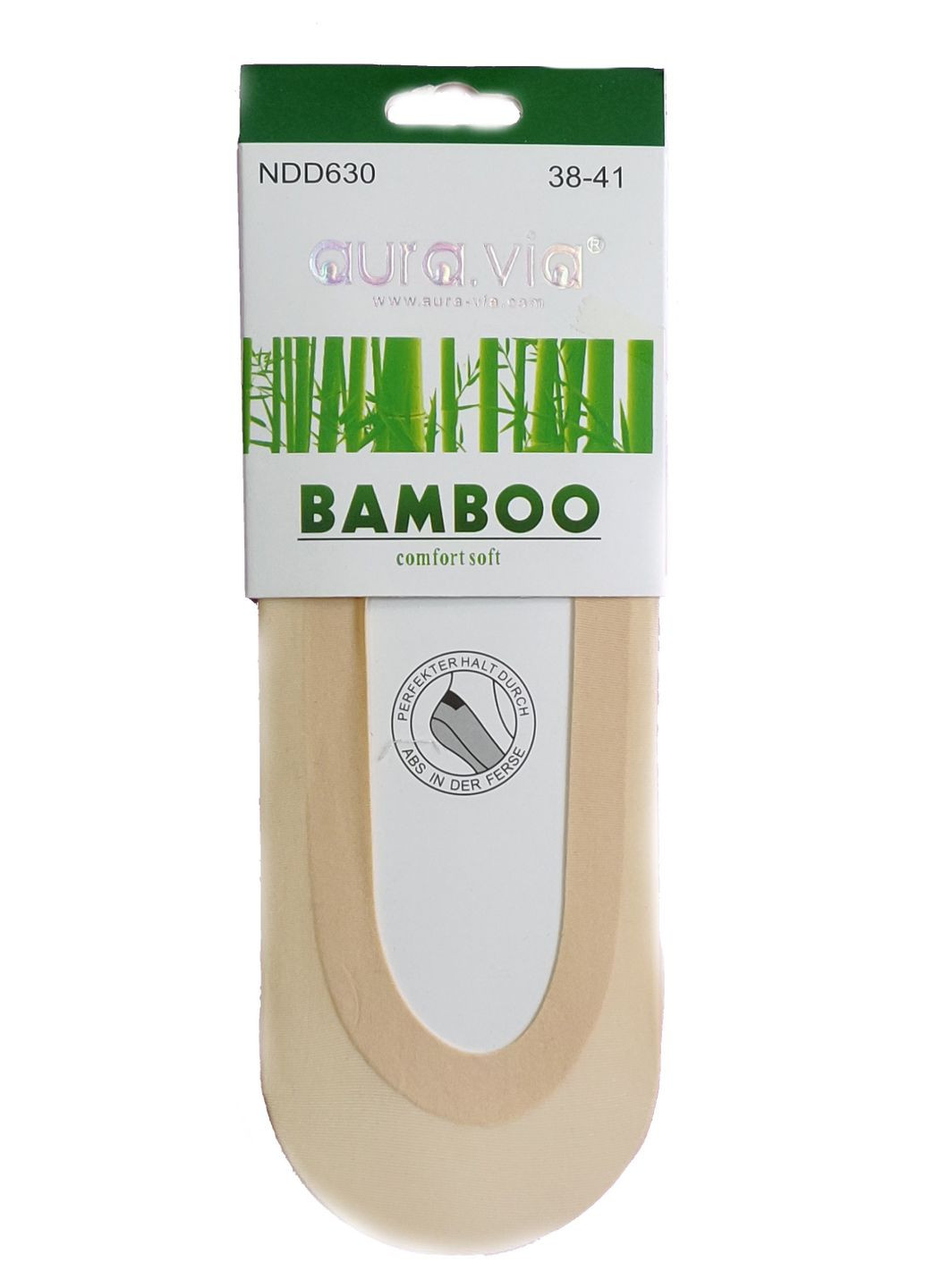 Бежевые следы женские на силиконе ndd630 bamboo Aura.Via (351892453)