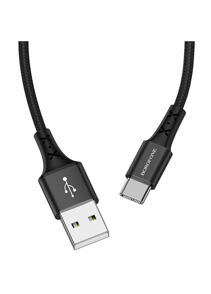 Зарядний кабель USB Type-C для телефону / Провід шнур тайп сі для швидкої зарядки та передачі даних Borofone (338607422)