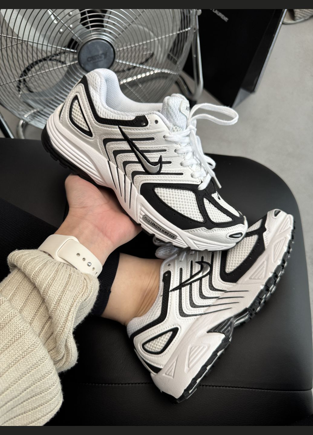 Кросівки жіночі і чоловічі Nike Air Pegasus 2K5 black white | Найк Аір Пегасус 2K5 чорно-білі No Brand чорно-білі демісезони (316091175)