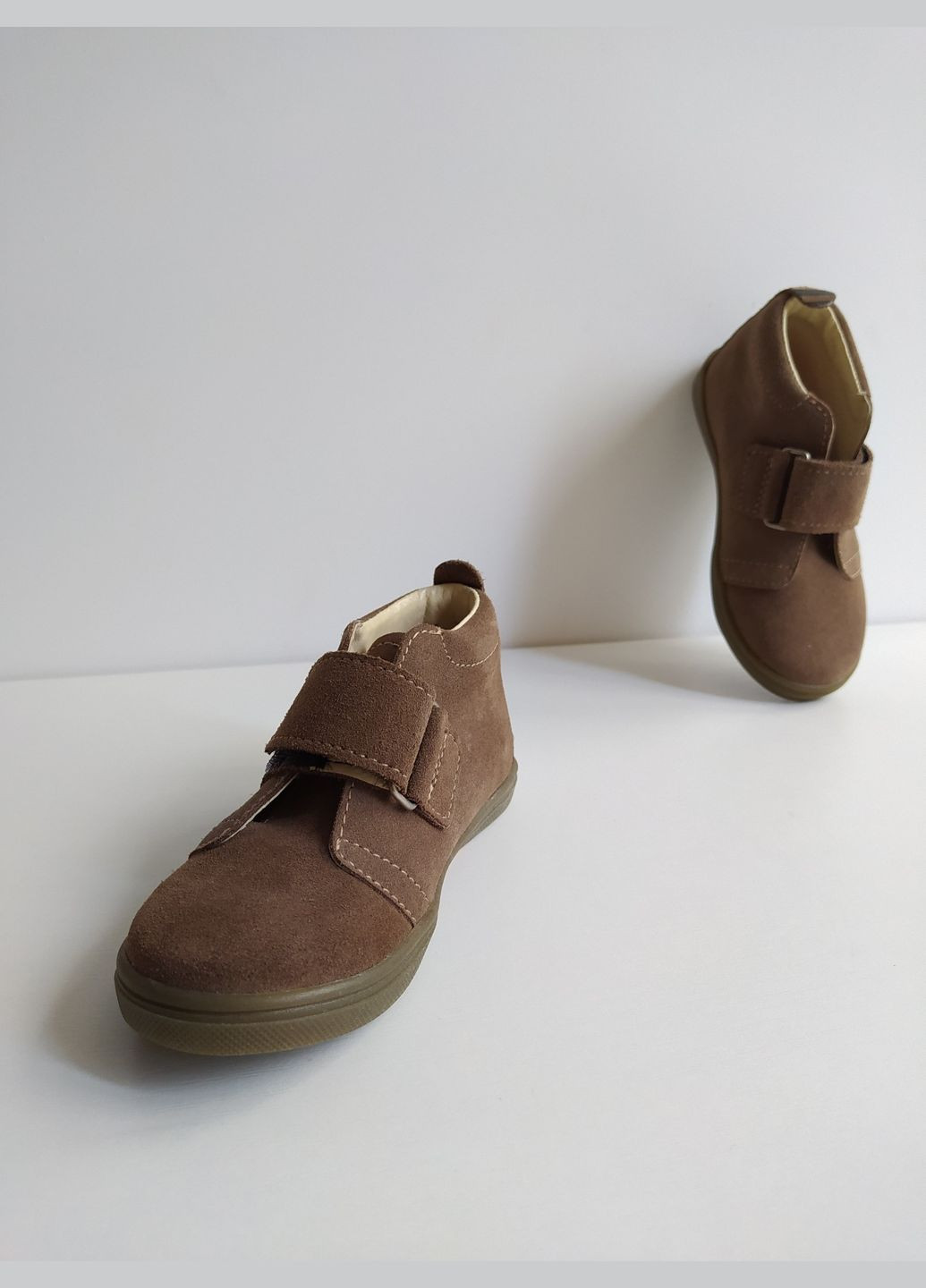 Коричневые демисезонные ботинки 26 г 16,8 см коричневый артикул д87 Mrugala